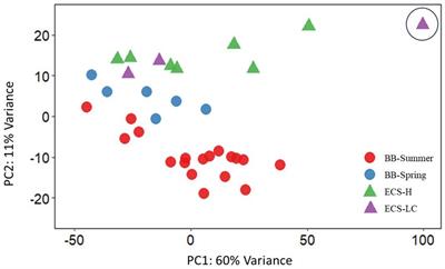 Comparative skin transcriptome analysis as a potential tool to investigate intra- and inter-population differences in belugas